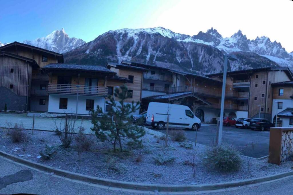 Chic Appart 6 Pers Dans Residence Luxueuse "La Cordee" Wellness Gym Piscine Ouvert Et Teletravail Chamonix Exterior photo
